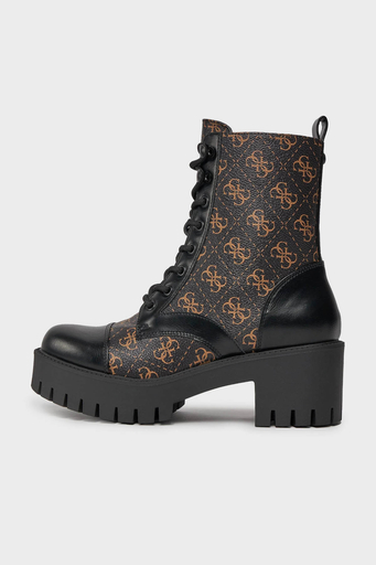 Guess Walkup Fermuarlı Bayan Bot FL8WAP FAL10 BROCR SİYAH-KAHVE - 4