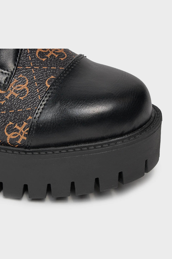 Guess Walkup Fermuarlı Bayan Bot FL8WAP FAL10 BROCR SİYAH-KAHVE - 6