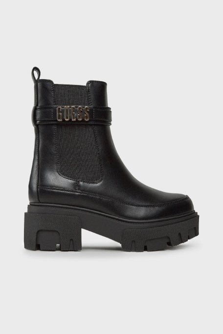 Guess Yelma Fermuarlı Bayan Bot FL8YEA ELE10 BLACK SİYAH - 1