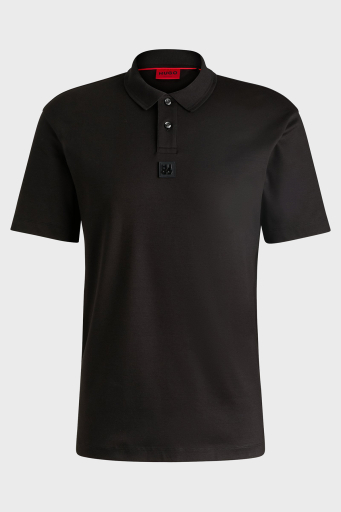 Hugo % 100 Pamuk Regular Fit Düğmeli Erkek Polo Yaka T Shirt 50517638 001 SİYAH - 10