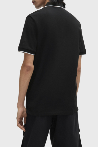 Hugo % 100 Pamuk Slim Fit Erkek Polo Yaka T Shirt 50490775 002 SİYAH - 9