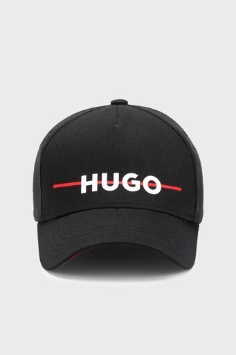 Hugo Baskılı Pamuklu Erkek Şapka 50473577 001 SİYAH