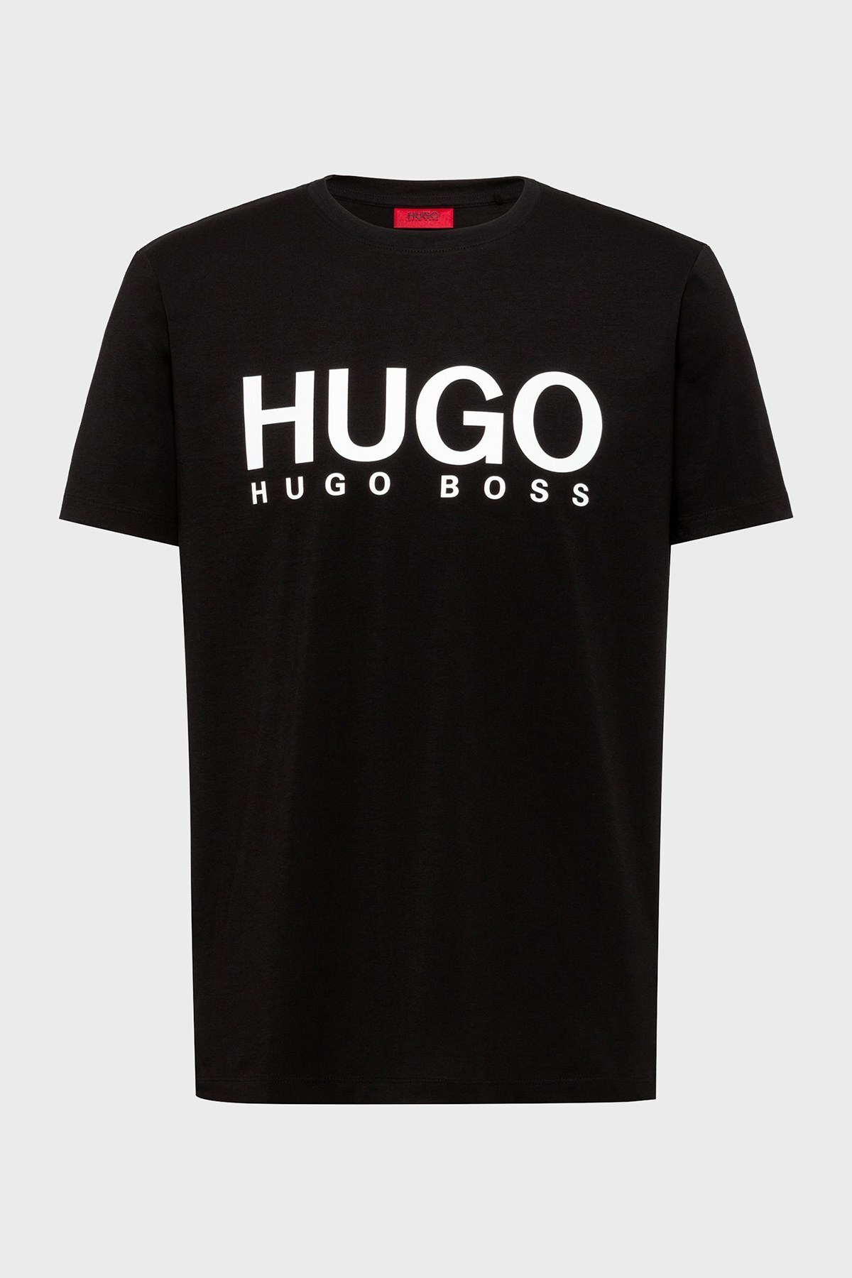 Hugo Baskılı Regular Fit Bisiklet Yaka % 100 Pamuk Erkek T Shirt 50387414 002 SİYAH