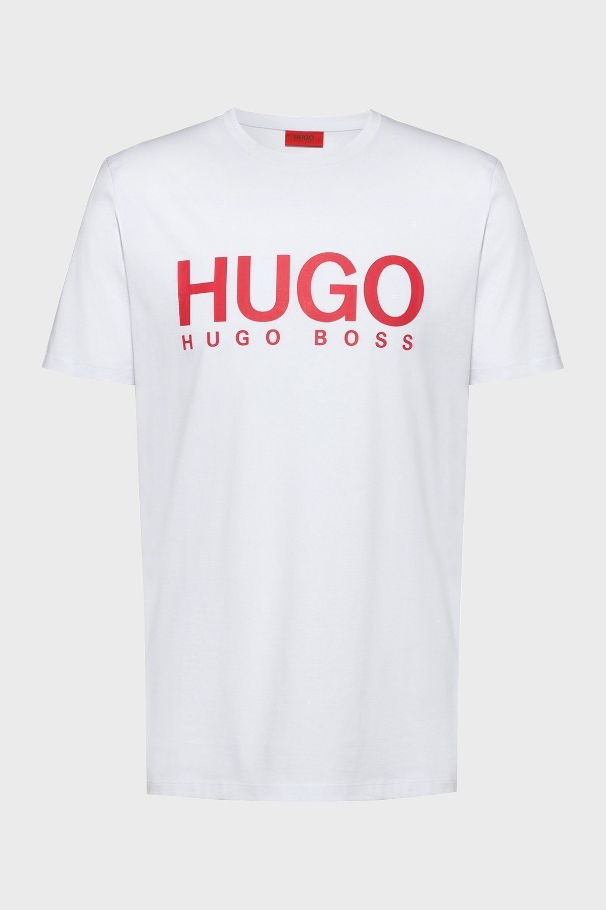 Hugo Baskılı Regular Fit Bisiklet Yaka % 100 Pamuk Erkek T Shirt 50387414 100 BEYAZ