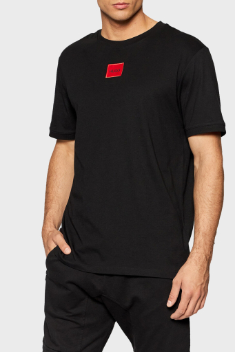 Hugo Baskılı Regular Fit Bisiklet Yaka % 100 Pamuk Erkek T Shirt 50447978 001 SİYAH - 9