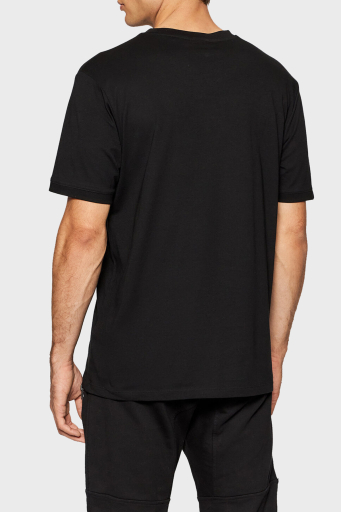 Hugo Baskılı Regular Fit Bisiklet Yaka % 100 Pamuk Erkek T Shirt 50447978 001 SİYAH - 10