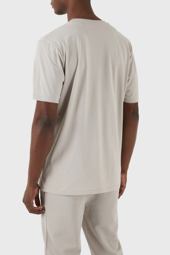 Hugo Baskılı Regular Fit Bisiklet Yaka % 100 Pamuk Erkek T Shirt 50447978 055 GRİ - 11