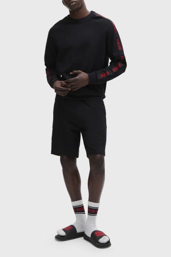 Hugo Belden Bağlamalı Pamuklu Regular Fit Erkek Short 50496996 001 SİYAH - 7