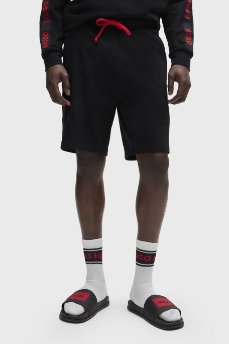 Hugo Belden Bağlamalı Pamuklu Regular Fit Erkek Short 50496996 001 SİYAH - 1