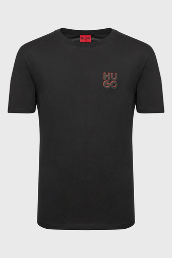 Hugo Bisiklet Yaka % 100 Pamuk Regular Fit 2 Pack Erkek T Shirt 50492550 001 SİYAH - 4