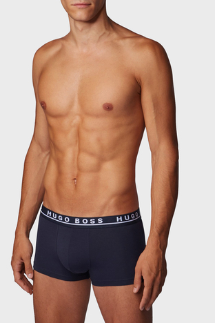 Hugo Boss - Boss 3 Pack Erkek Boxer 50325403 480 LACİVERT (1)