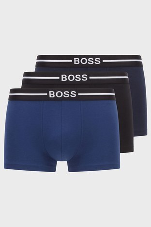 Hugo Boss - Boss 3 Pack Erkek Boxer 50460261 970 LACİVERT