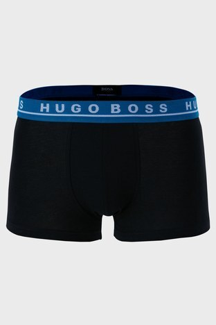 Hugo Boss - Hugo Boss 3 Pack Esnek Pamuklu Erkek Boxer 50459358 985 SİYAH (1)