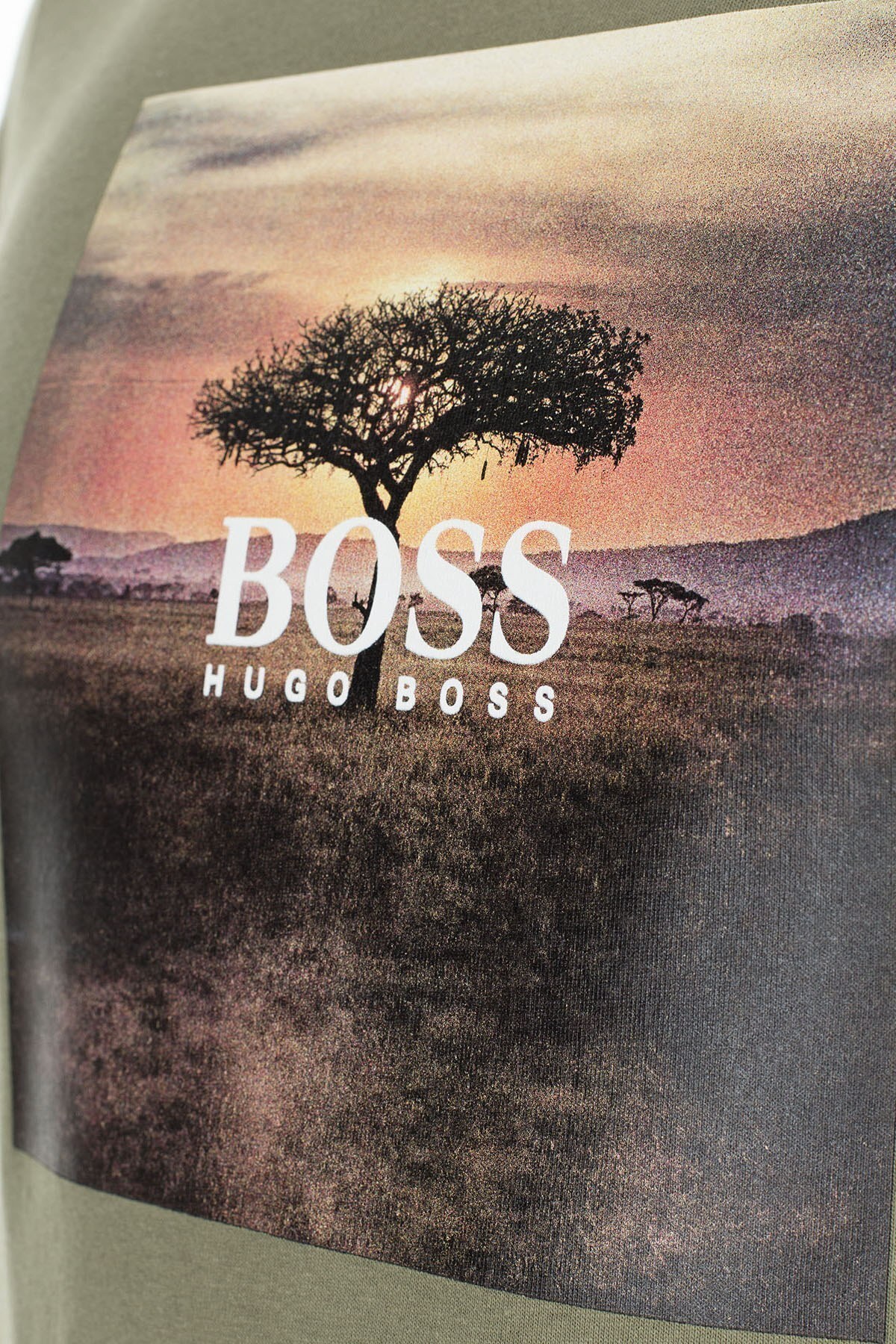 Hugo Boss Erkek T Shirt 50427897 349 HAKİ