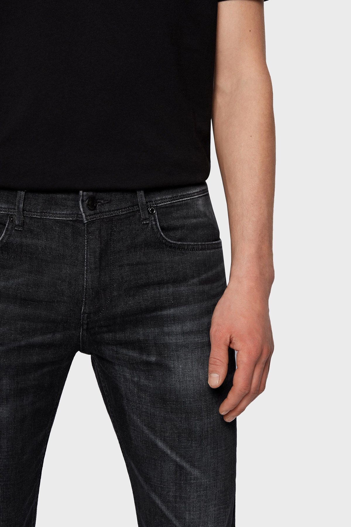 Hugo Boss Extra Slim Fit Düşük Bel Pamuklu Jeans Erkek Kot Pantolon 50453109 003 SİYAH