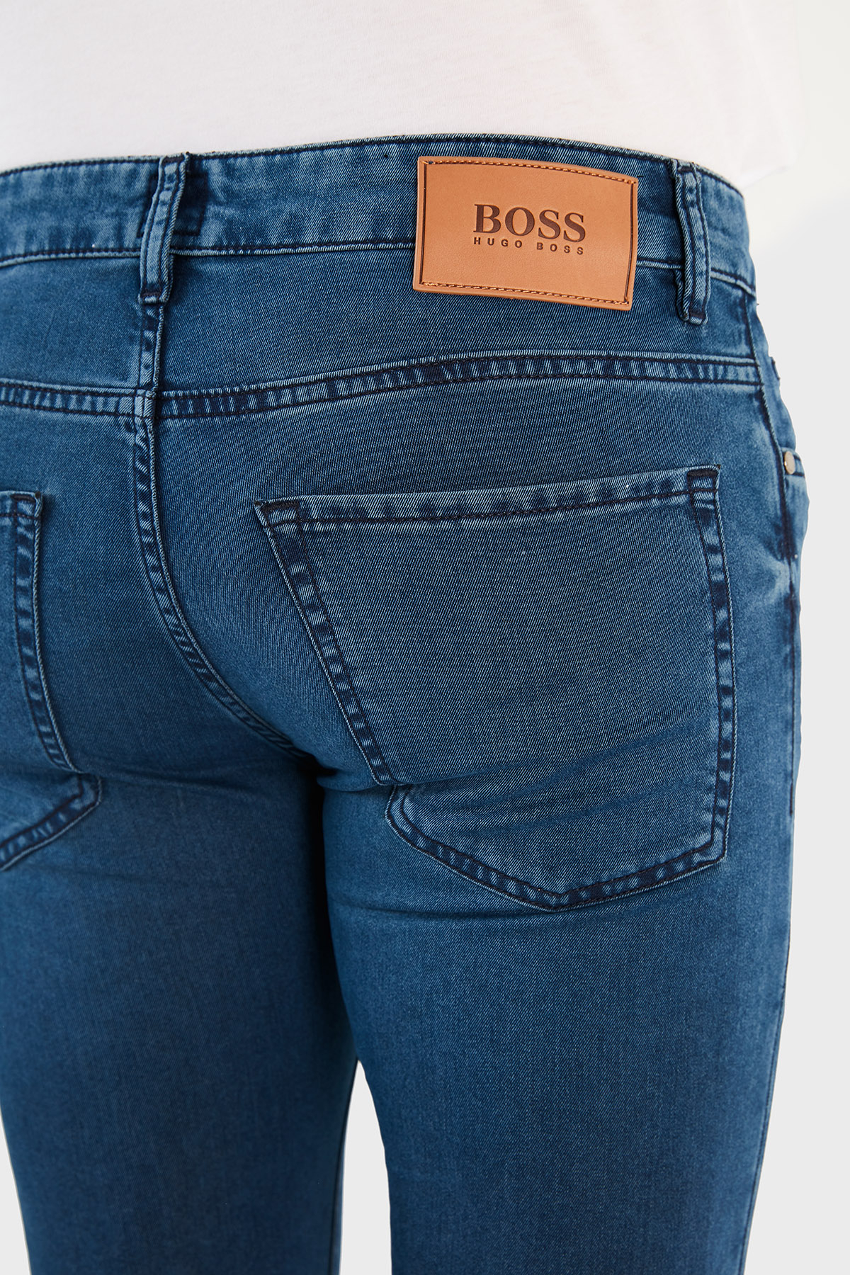 Hugo Boss Pamuklu Slim Fit Jeans Erkek Kot Pantolon 50458264 435 KOYU MAVİ