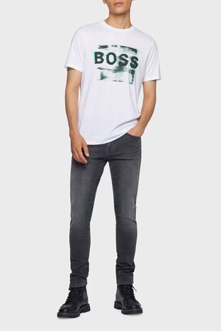 Hugo Boss - Hugo Boss Pamuklu Skinny Fit Jeans Erkek Kot Pantolon 50458965 044 GRİ