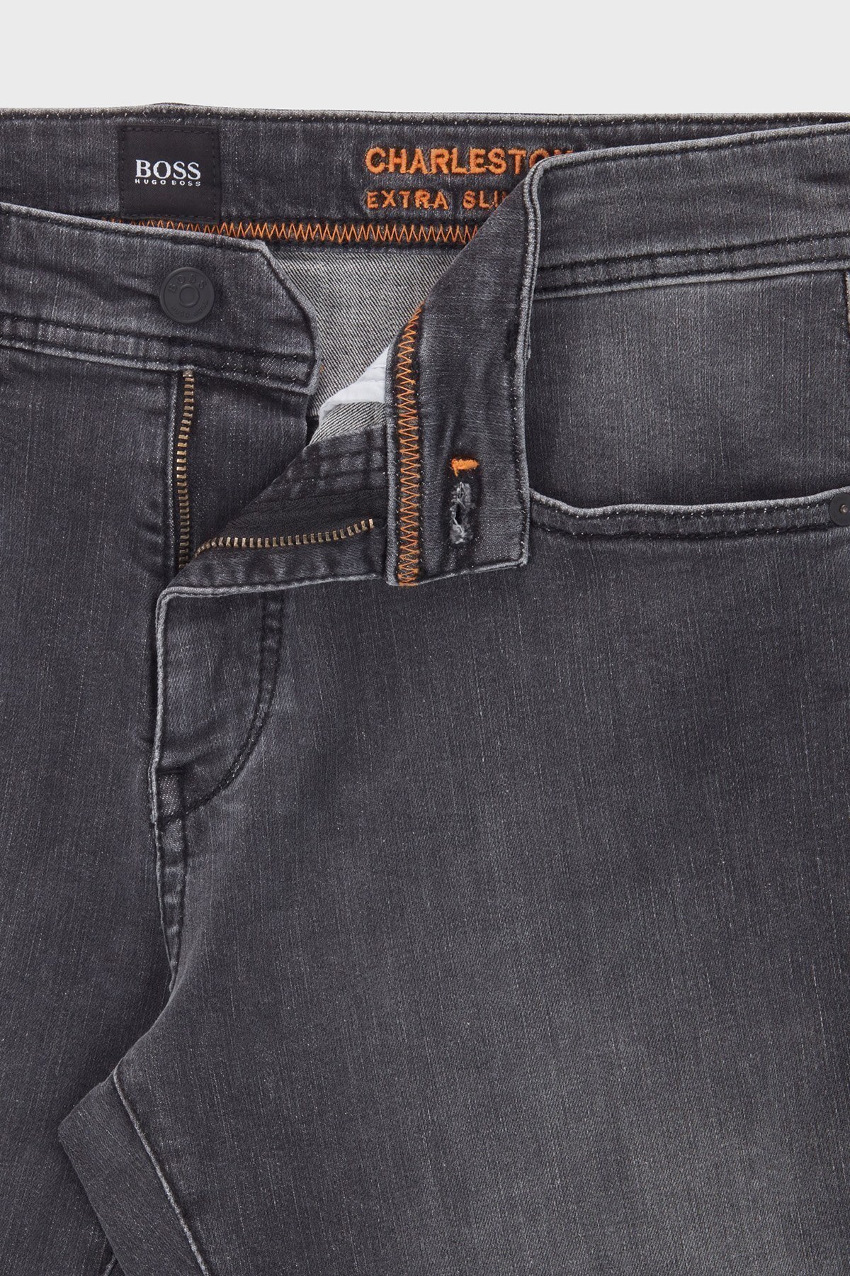 Hugo Boss Pamuklu Skinny Fit Jeans Erkek Kot Pantolon 50458965 044 GRİ