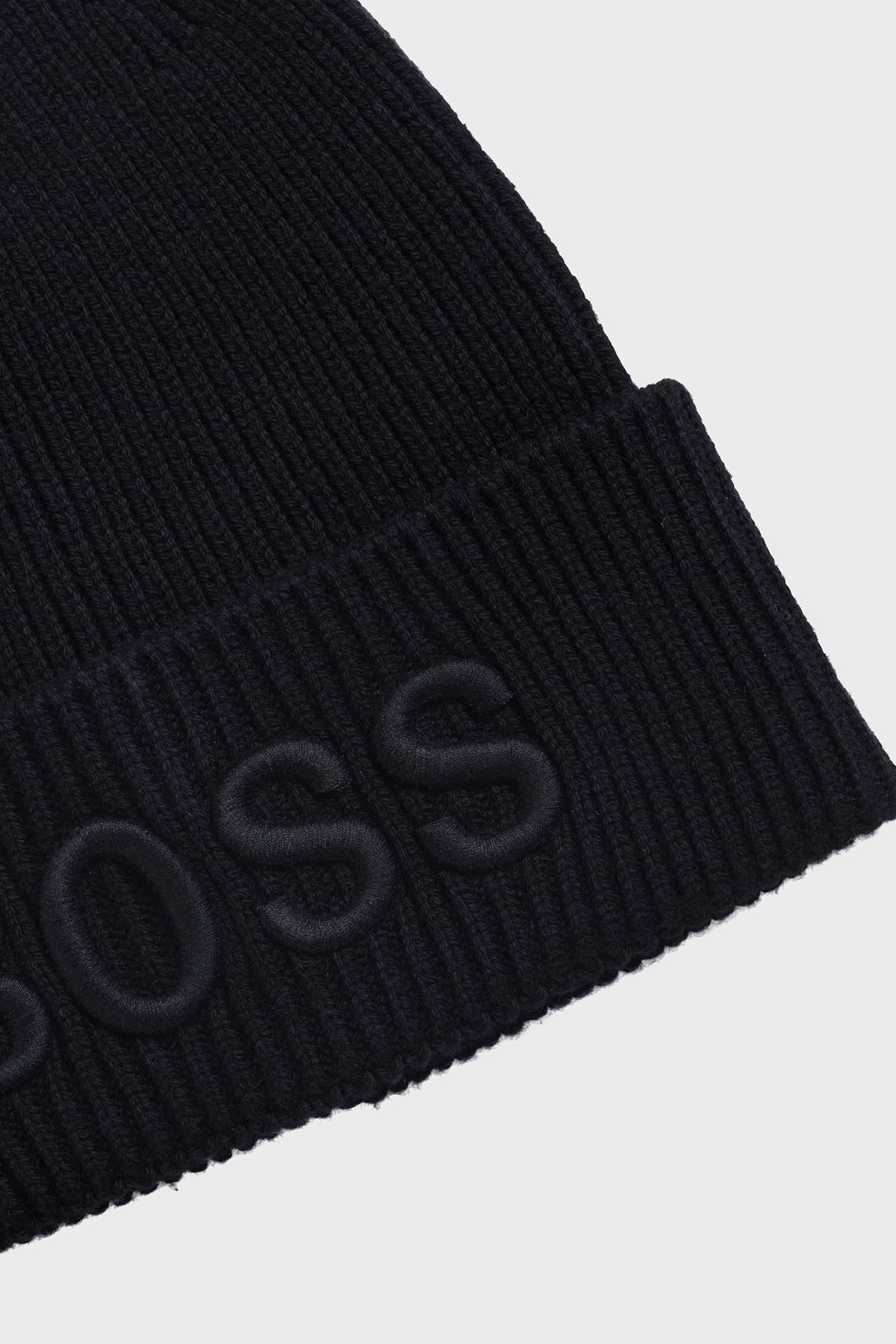 Hugo Boss Logo İşlemeli Yün Karışımlı Erkek Şapka 50444424 404 LACİVERT