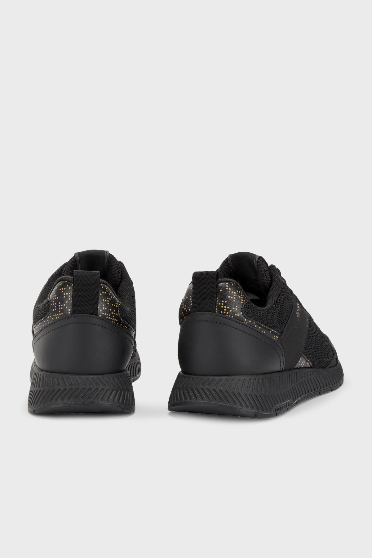 Hugo Boss Logolu Bağcıklı Sneaker Erkek Ayakkabı 50465316 007 SİYAH
