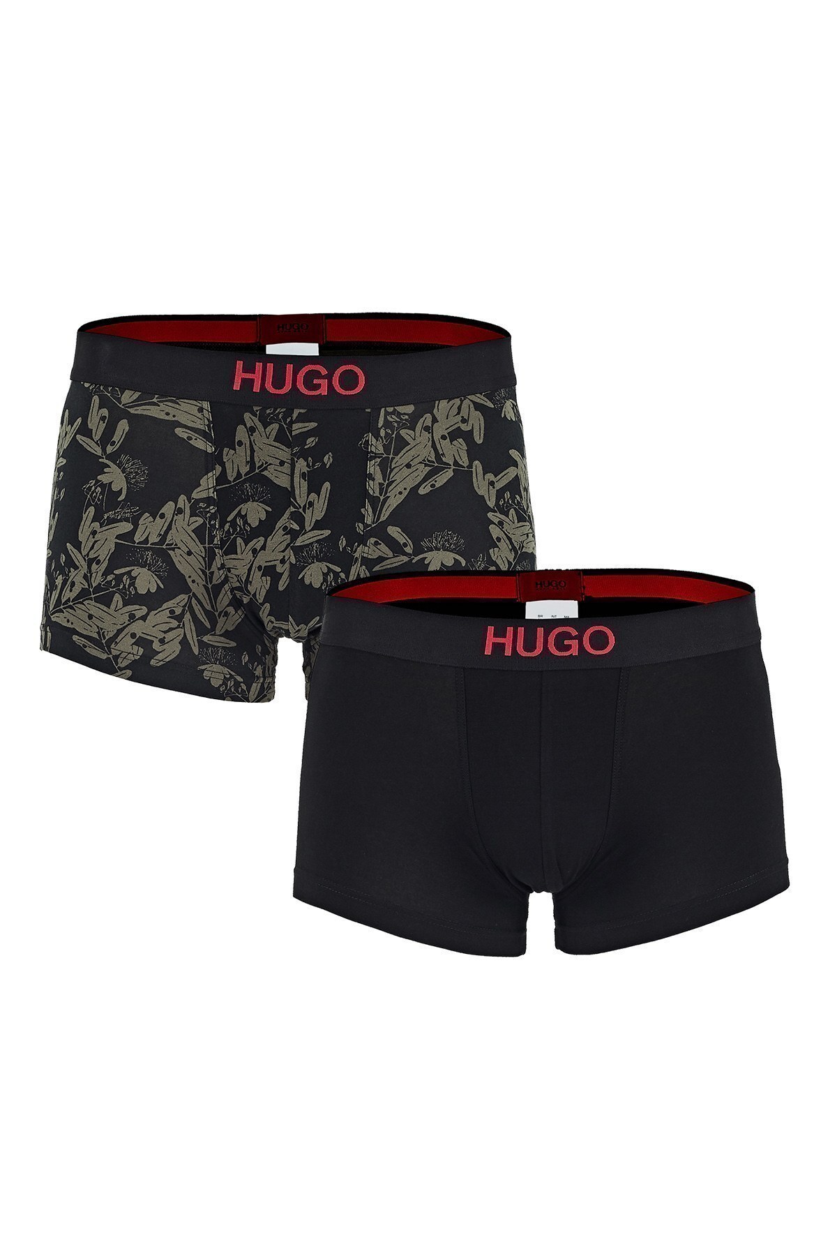 Hugo Boss Pamuklu 2 Pack Erkek Boxer 50443479 302 HAKİ