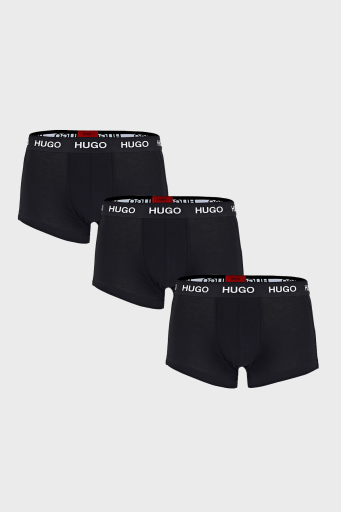 Hugo Pamuklu 3 Pack Erkek Boxer 50435463 001 SİYAH - 1