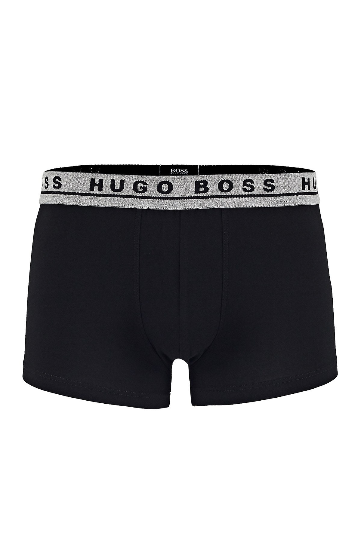 Hugo Boss Pamuklu 3 Pack Erkek Boxer 50438342 965 Siyah-Kırmızı-Gri