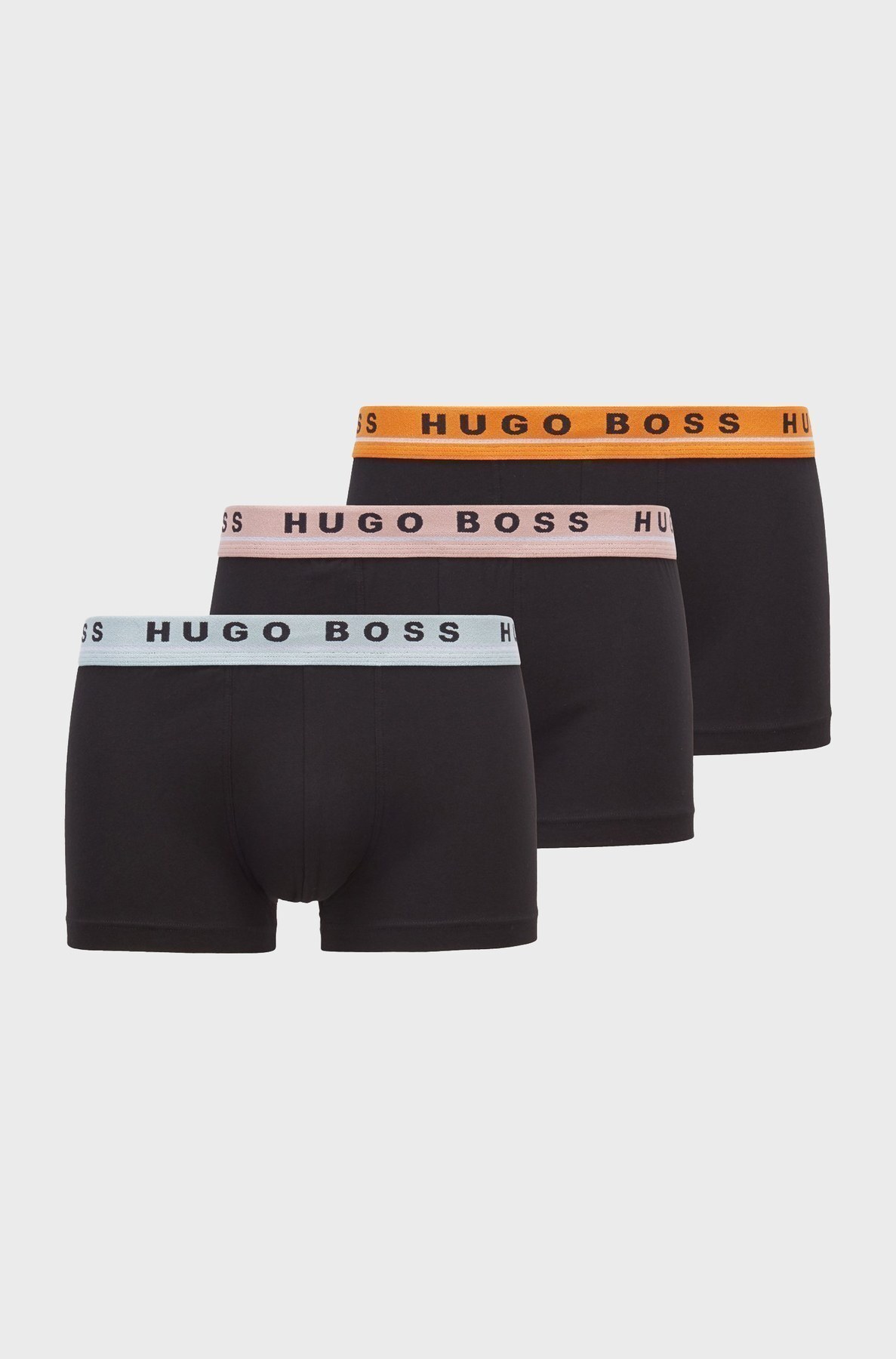Hugo Boss Pamuklu 3 Pack Erkek Boxer 50453314 994 SİYAH