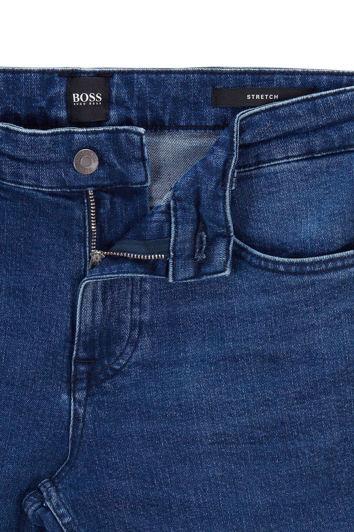 Hugo Boss Pamuklu Düşük Bel Extra Slim Fit Jeans Erkek Kot Pantolon 50443976 415 LACİVERT