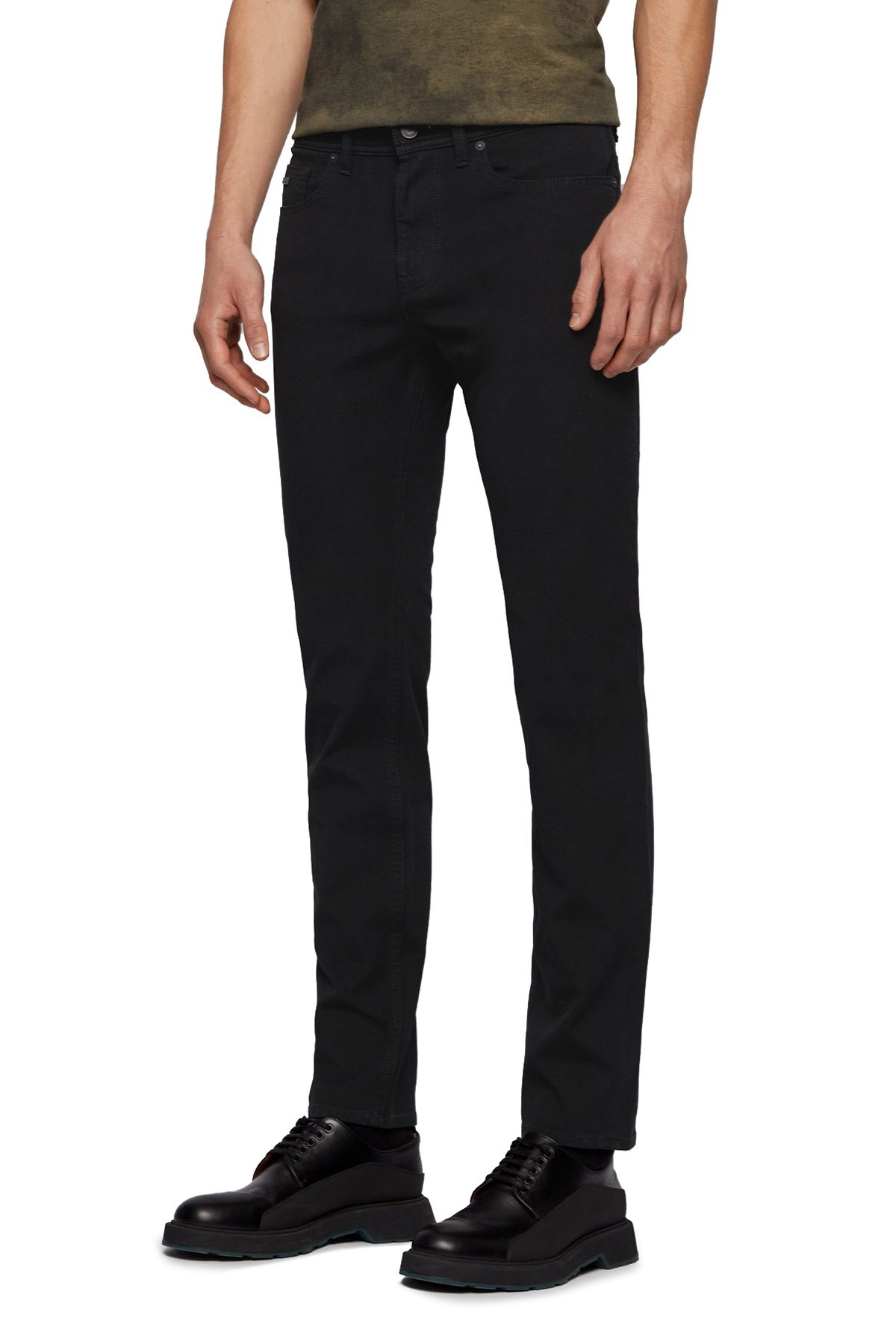 Hugo Boss Pamuklu Slim Fit Jeans Erkek Kot Pantolon 50449239 001 SİYAH