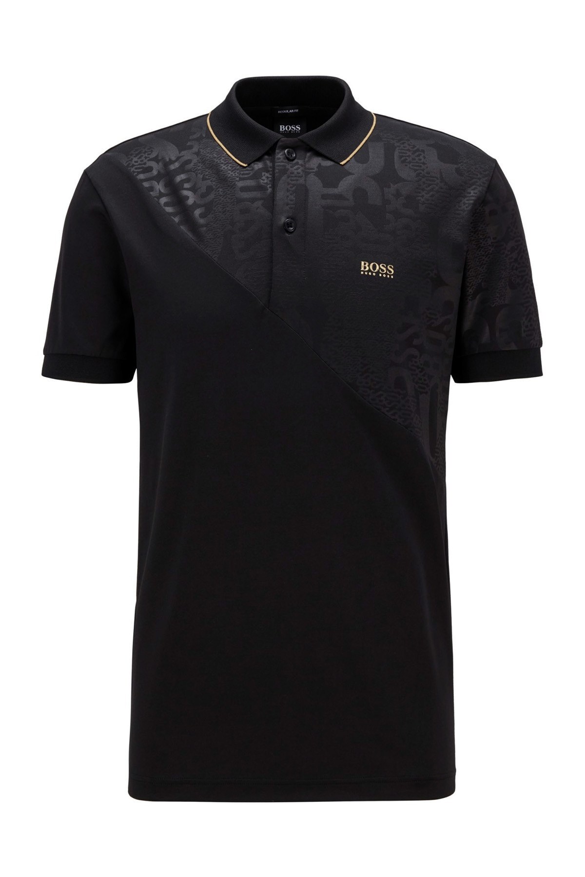 Hugo Boss Pamuklu T Shirt Erkek Polo 50447393 001 SİYAH