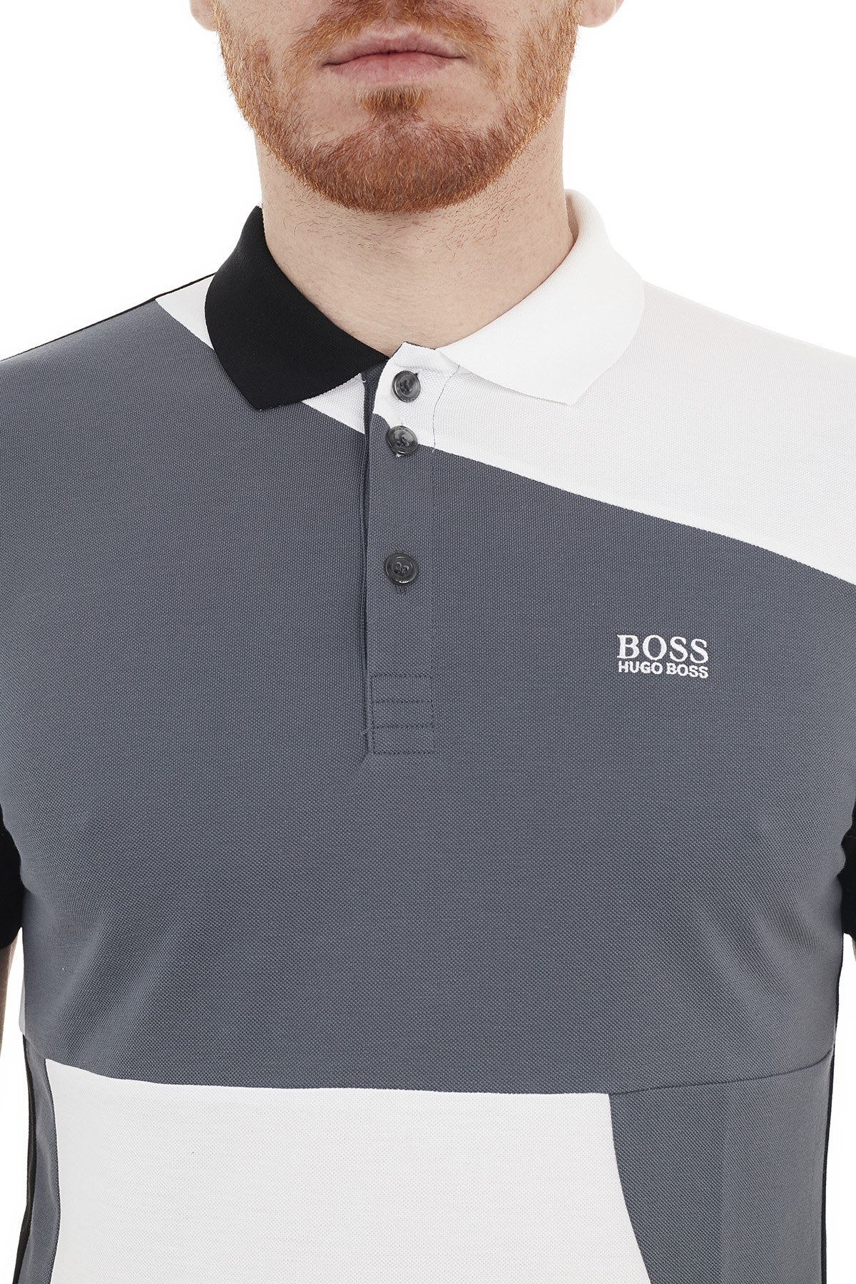 Hugo Boss Regular Fit % 100 Pamuk Düğmeli T Shirt Erkek Polo 50442968 100 BEYAZ