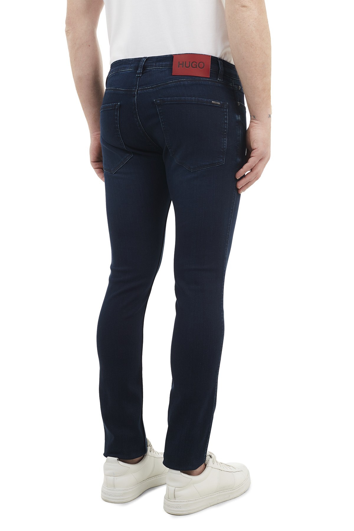 Hugo Boss Skinny Fit Pamuklu Jeans Erkek Kot Pantolon 50444672 405 LACİVERT