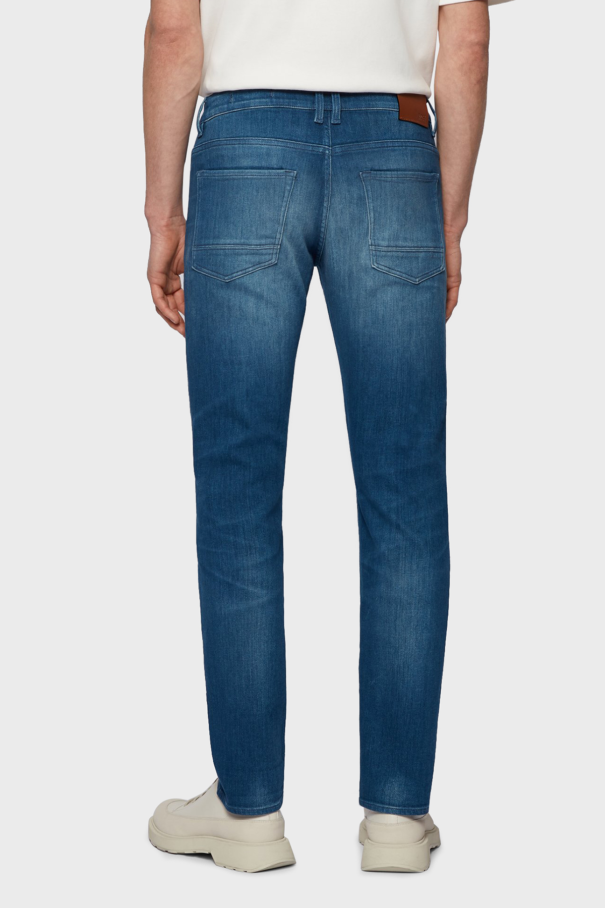 Hugo Boss Slim Fit Cepli Pamuklu Jeans Erkek Kot Pantolon 50453155 420 KOYU MAVİ