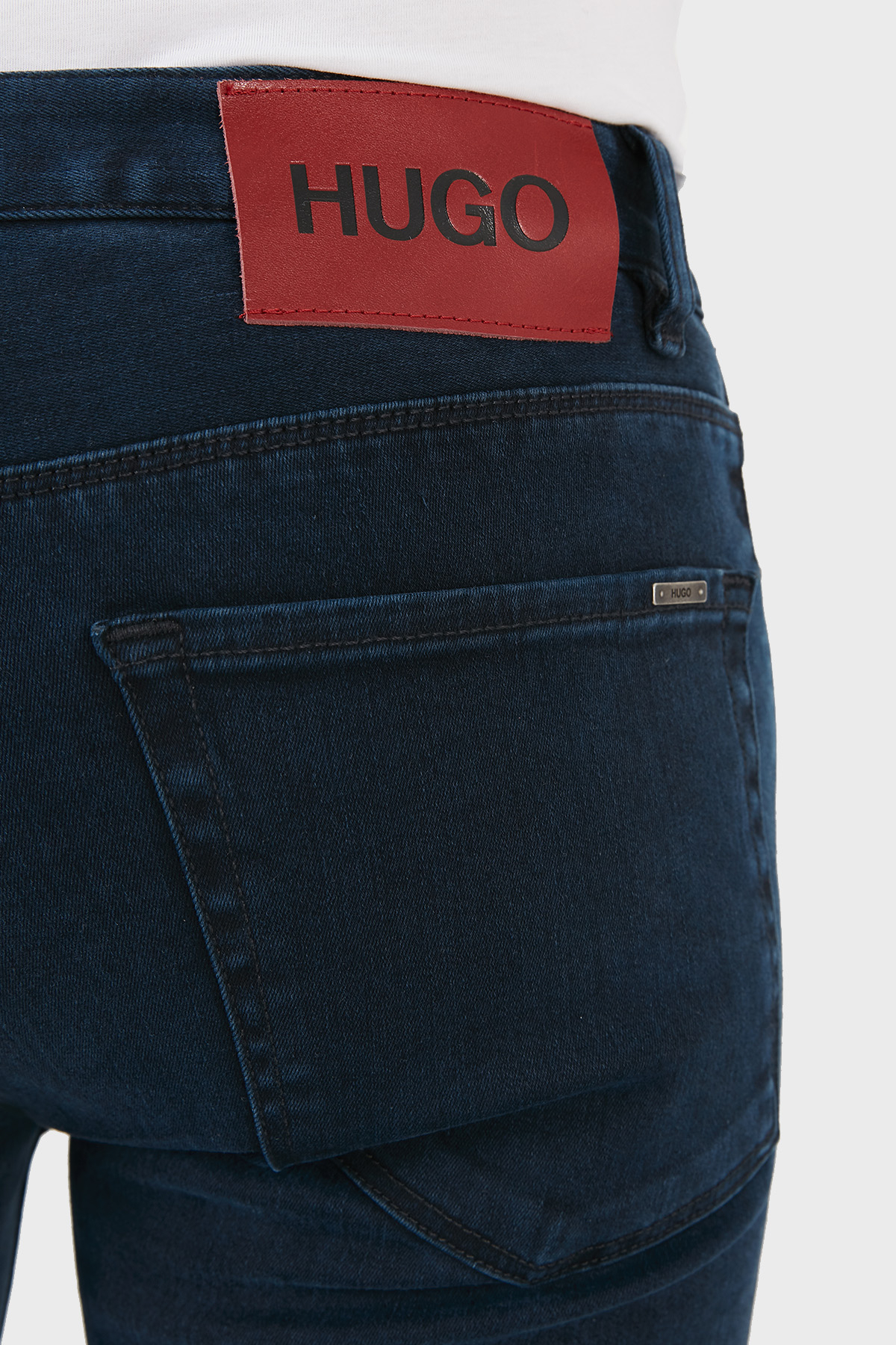 Hugo Boss Slim Fit Cepli Pamuklu Jeans Erkek Kot Pantolon 50459799 410 LACİVERT