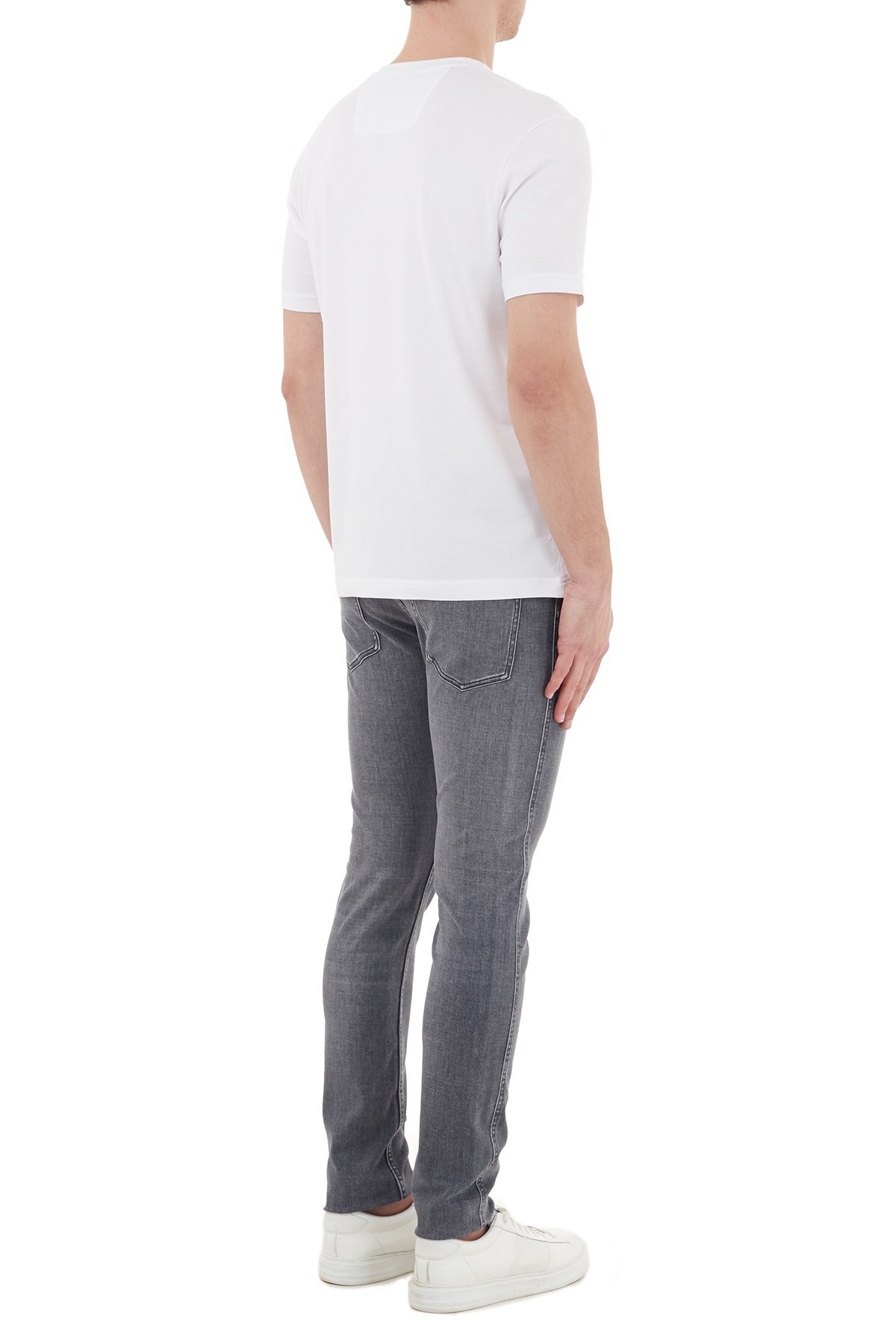 Hugo Boss Slim Fit Dar Paça Pamuklu Jeans Erkek Kot Pantolon 50438765 030 GRİ