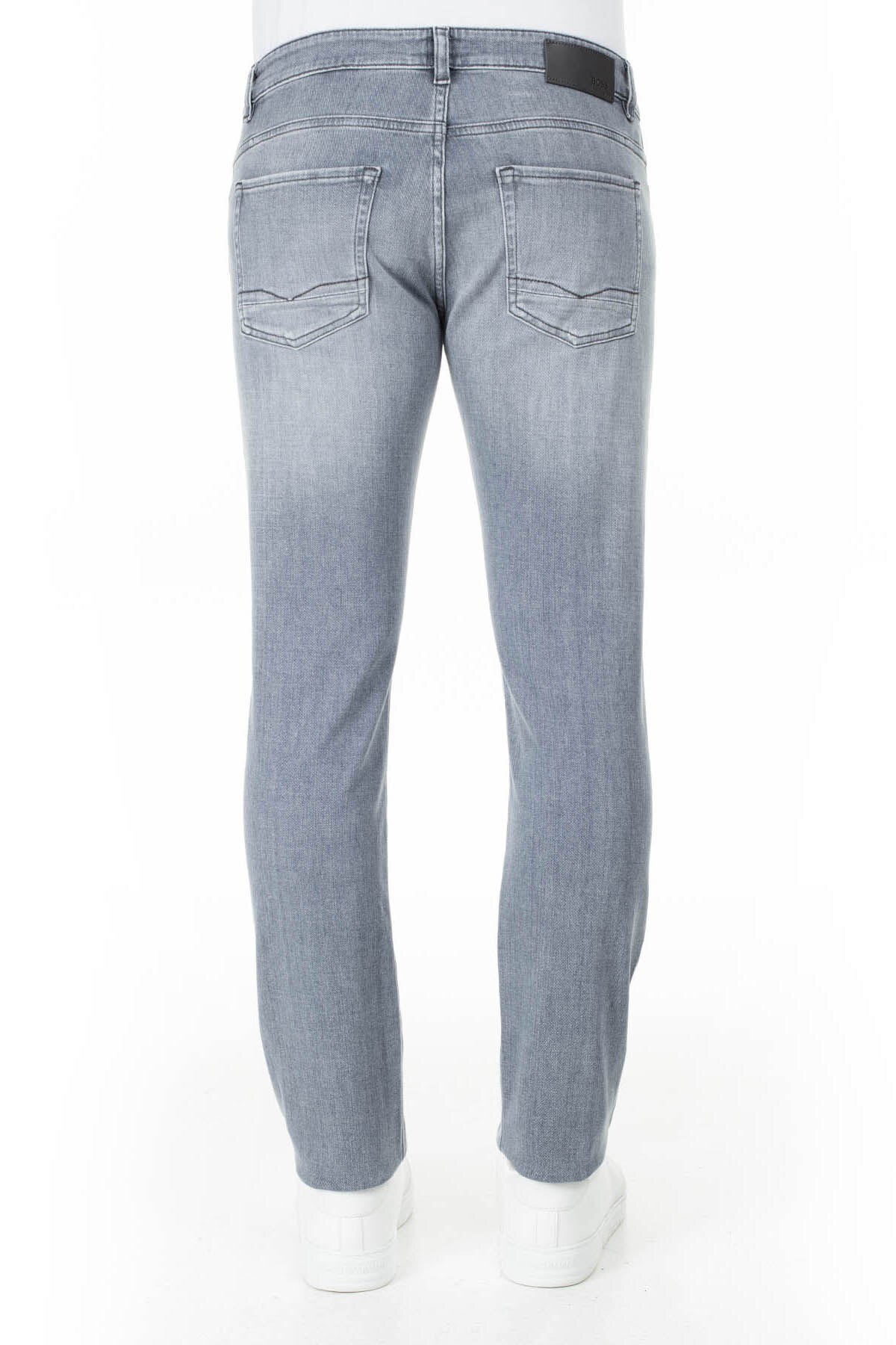 Hugo Boss Slim Fit Jeans Erkek Kot Pantolon 50426423 050 GRİ