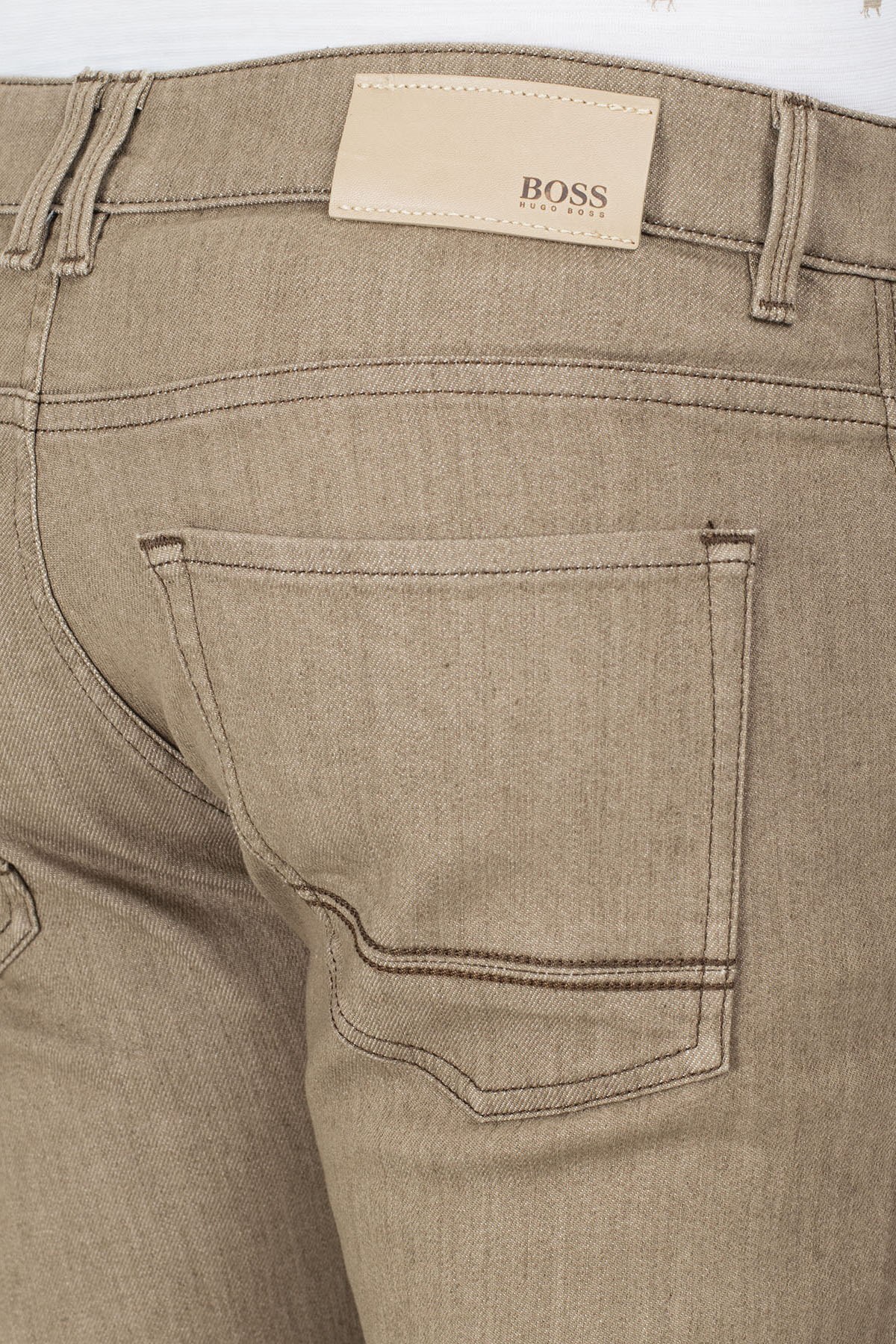 Hugo Boss Slim Fit Jeans Erkek Kot Pantolon 50426535 254 KAHVE