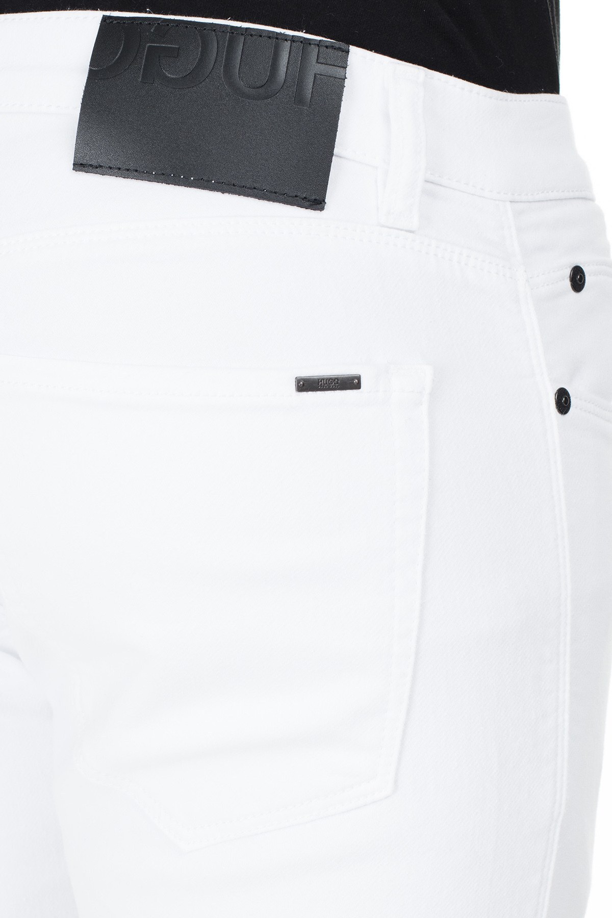 Hugo Boss Slim Fit Jeans Erkek Kot Pantolon 50426705 100 BEYAZ