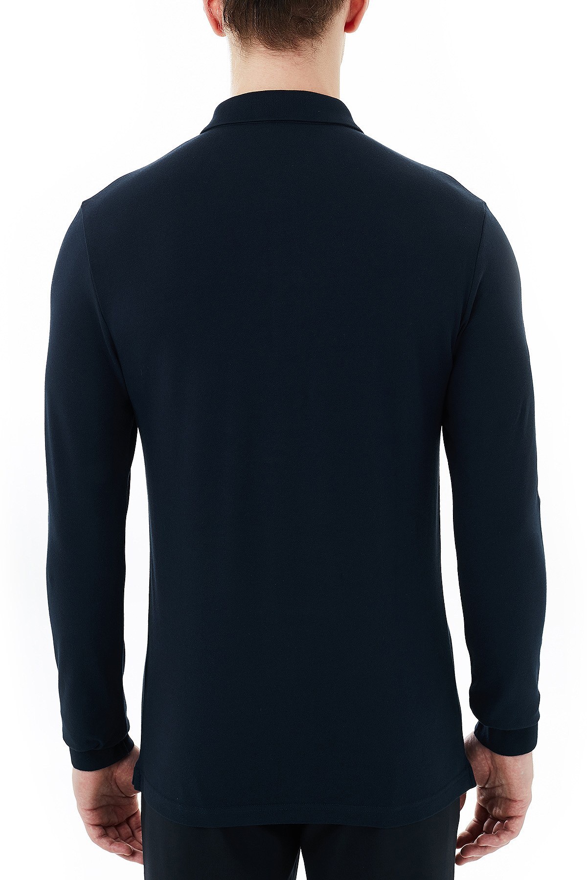Hugo Boss Slim Fit Pamuklu Düğmeli T Shirt Erkek Polo 50387465 404 LACİVERT