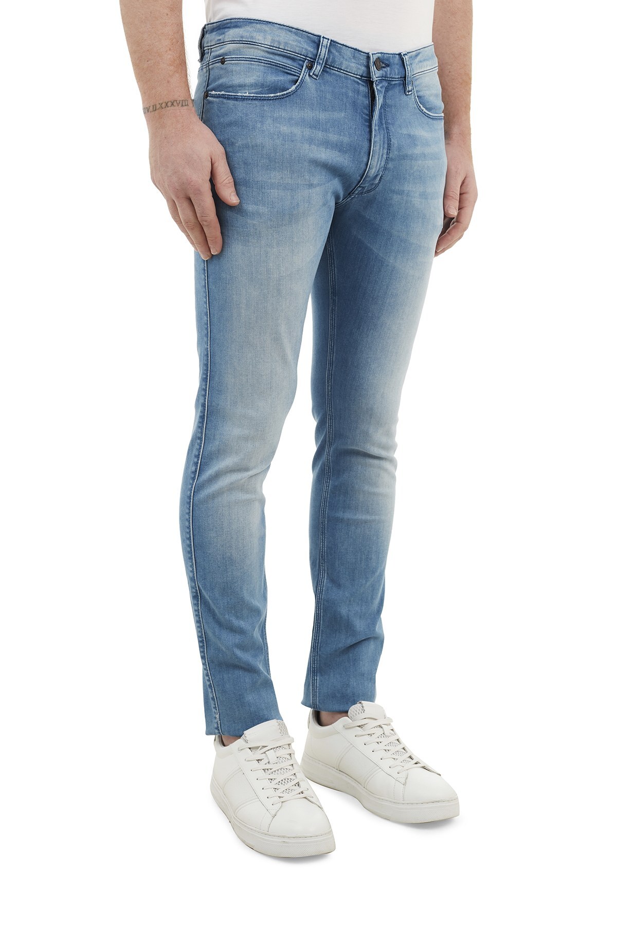 Hugo Boss Slim Fit Pamuklu Jeans Erkek Kot Pantolon 50446965 455 MAVİ