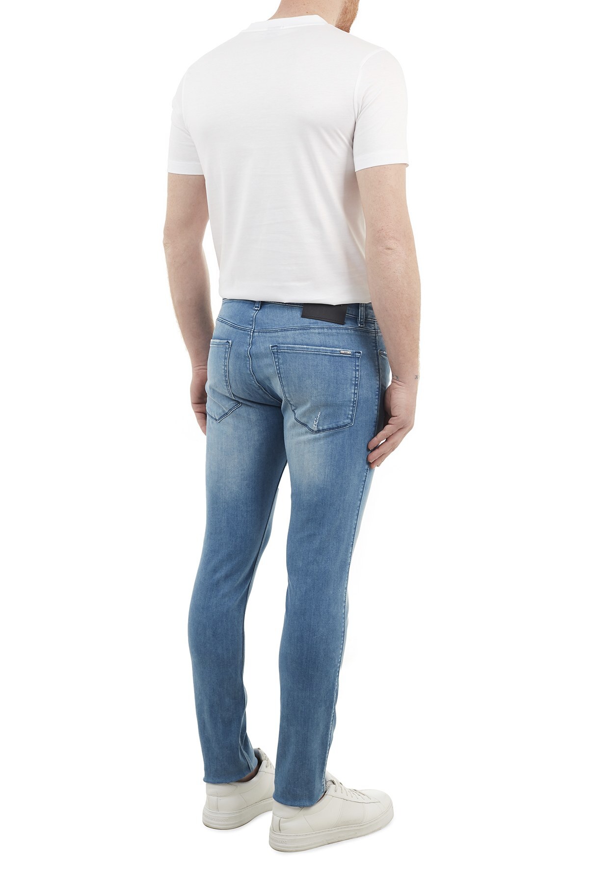 Hugo Boss Slim Fit Pamuklu Jeans Erkek Kot Pantolon 50446965 455 MAVİ