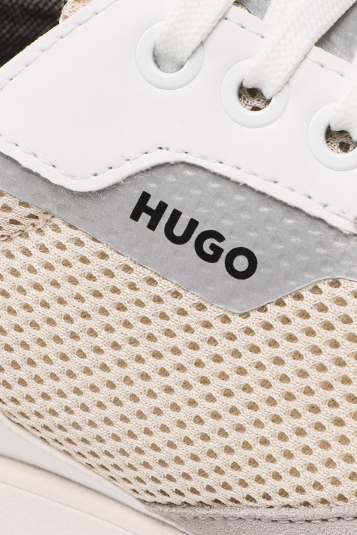 Hugo Deri Süet Sneaker Erkek Ayakkabı 50470360 272 EKRU