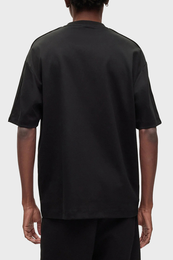 Hugo İnterlok Pamuklu Bisiklet Yaka Regular Fit Erkek T Shirt 50485239 001 SİYAH - 2