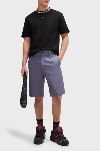 Hugo İnterlok Pamuklu Relaxed Fit Erkek T Shirt 50510035 001 SİYAH - 7