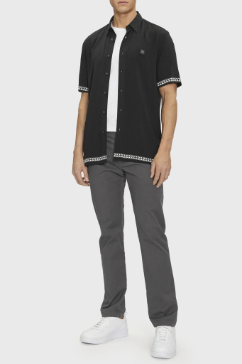Hugo Kısa Kollu Relaxed Fit Erkek Gömlek 50514168 001 SİYAH - 3