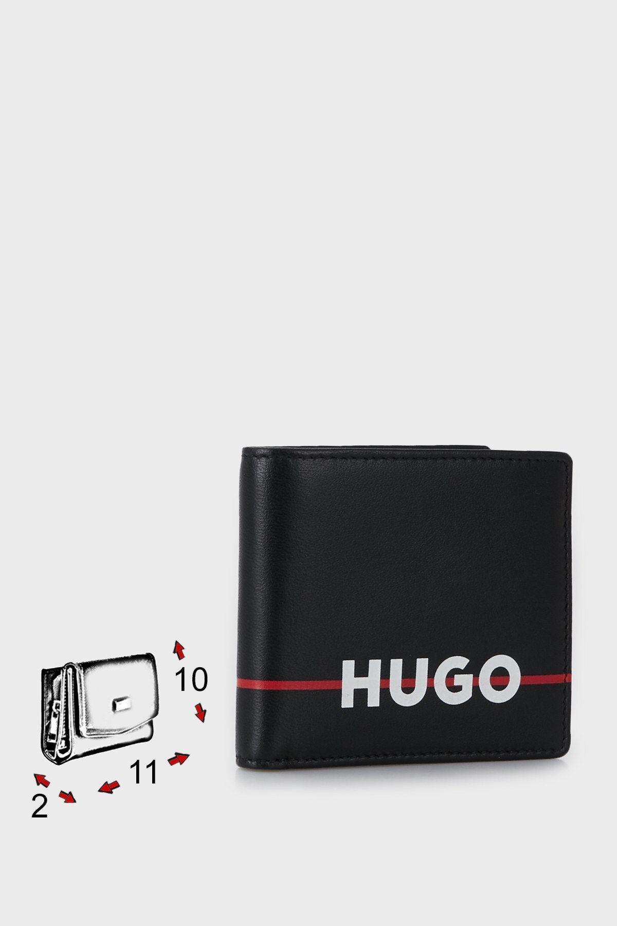 Hugo Logo Baskılı Erkek Cüzdan 50475049 001 SİYAH
