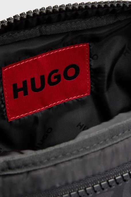 Hugo Logolu Ayarlanabilir Askılı Fermuarlı Erkek Çanta 50504099 001 SİYAH - 6