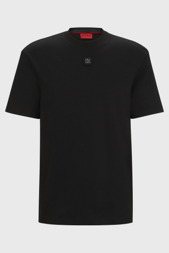 Hugo Logolu Bisiklet Yaka % 100 Pamuk Regular Fit Erkek T Shirt 50505201 001 SİYAH - 6