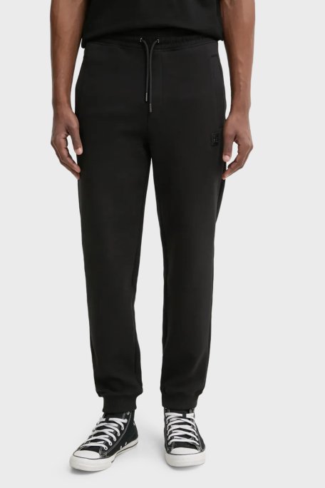 Hugo Logolu Streç Pamuklu Relaxed Fit Normal Bel Jogger Erkek Pantolon 50533695 001 SİYAH - 1